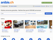 Tablet Screenshot of anibis.ch